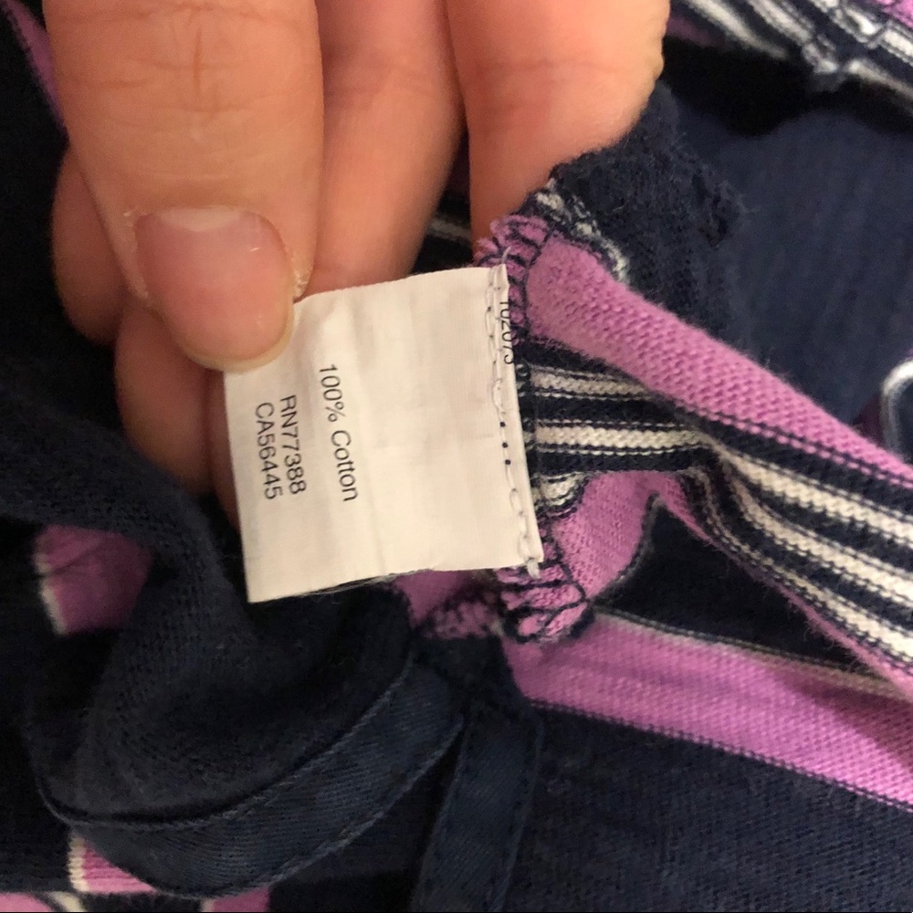 J. Crew Boat Neck Stripes Zipper Sleeves - Picture 7 of 8